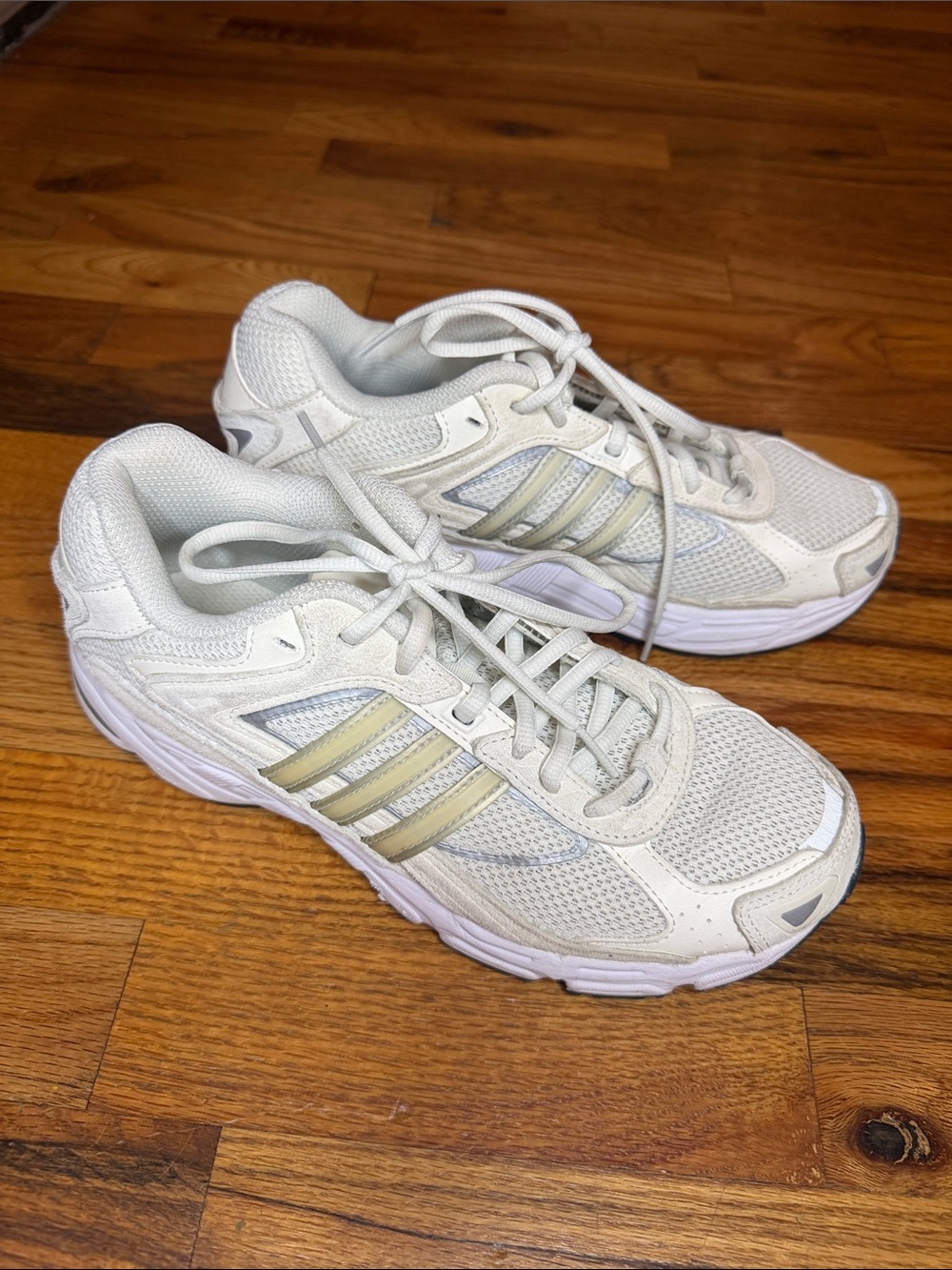 adidas Originals Cream White Athletic Sneakers - Picture 2 of 5
